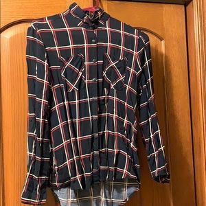 Passport flannel roll up sleeves